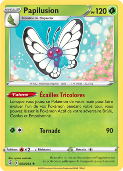Papilusion (Épée et Bouclier Poing de Fusion 003)