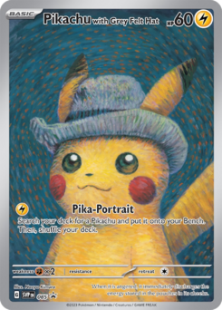 Pikachu with Grey Felt Hat (Promo SV 085)