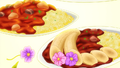 Le curry et curry des tropiques dans le dessin animé.