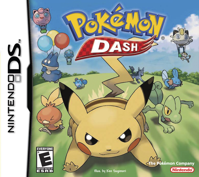Fichier:Jaquette américaine Pokémon Dash.png