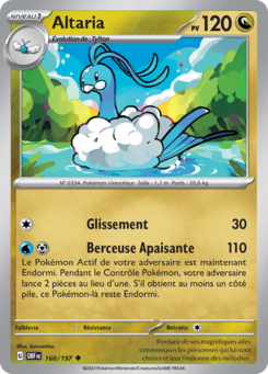 Altaria (Écarlate et Violet Flammes Obsidiennes 160)
