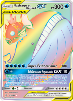 Magicarpe et Wailord-GX (Soleil et Lune Duo de Choc 183)