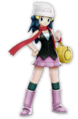 Apparence d'Aurore dans Pokémon Battle Revolution.