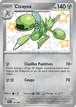 Cizayox (Écarlate et Violet Destinées de Paldea 191)