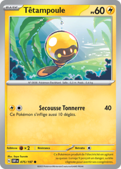 Têtampoule (Écarlate et Violet Flammes Obsidiennes 075)