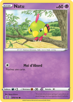 Natu (Épée et Bouclier Clash des Rebelles 076)