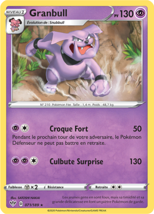 Carte Épée et Bouclier Ténèbres Embrasées 071.png