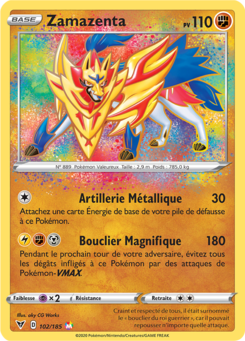 Zamazenta (Épée et Bouclier Voltage Éclatant 102)