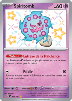 Spiritomb (Écarlate et Violet Destinées de Paldea 158)