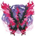 Artwork de Sulfura de Galar en train d'attaquer