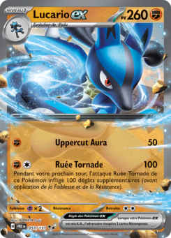 Lucario-ex (Écarlate et Violet Évolutions Prismatiques 051)