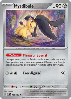 Mysdibule (Écarlate et Violet Flammes Obsidiennes 143)