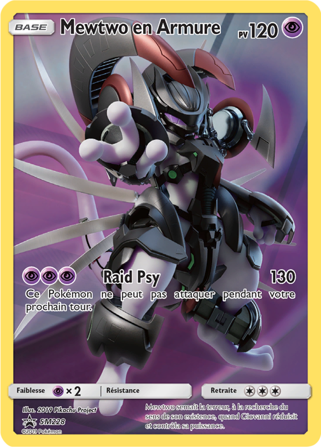 Mewtwo En Armure Promo SM 228 Pok p dia Mewtwo En Armure Promo SM 228 Pok p dia