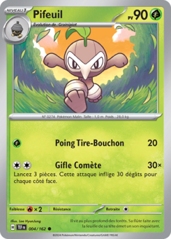 Pifeuil (Écarlate et Violet Forces Temporelles 004)