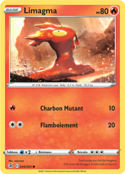 Limagma (Épée et Bouclier Poing de Fusion 034)