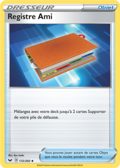 Registre Ami (Épée et Bouclier 172)