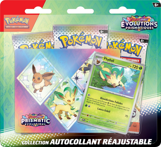 Fichier:Collection autocollant réajustable Écarlate et Violet Évolutions Prismatiques Phyllali.png