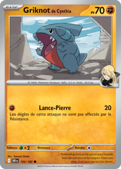 Griknot de Cynthia (Écarlate et Violet Rivalités Destinées 102)