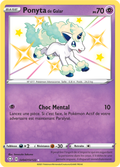 Ponyta de Galar (Destinées Radieuses SV047)