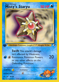 Misty's Staryu (Gym Heroes 90)