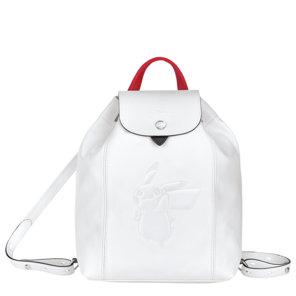 Fichier:Longchamp Sac à dos blanc avant.png