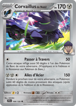 Corvaillus de Nabil (Écarlate et Violet Aventures Ensemble 108)