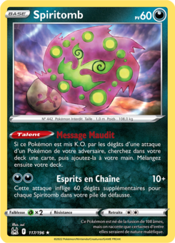 Spiritomb (Épée et Bouclier Origine Perdue 117)