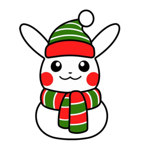 Sticker Fêtes d'hiver (Pikachu) - GO.png