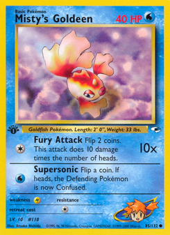 Misty's Goldeen (Gym Heroes 85)