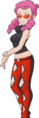 La tenue canonique de Malva dans Pokémon Masters EX.