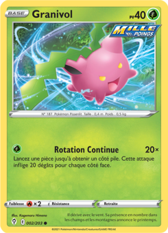 Granivol (Épée et Bouclier Évolution Céleste 002)