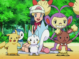 DP114 - Pachirisu, Capidextre et Laporeille d'Aurore.png