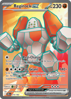 Regirock-ex (Écarlate et Violet Rivalités Destinées 214)