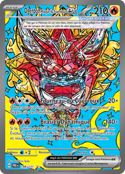 Ogerpon Masque du Fourneau-ex (Écarlate et Violet Évolutions Prismatiques 148)