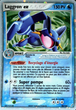 Laggron ex (EX Gardiens de Cristal 98)