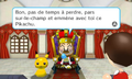 Le roi et son Pikachu.