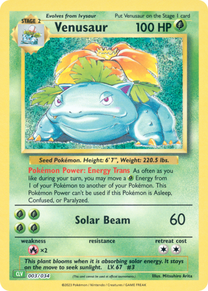 Fichier:Carte Pokémon Trading Card Game Classic Venusaur & Lugia ex Deck 003.png