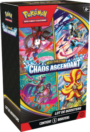 Lot de boosters Méga-Évolution Chaos Ascendant.png