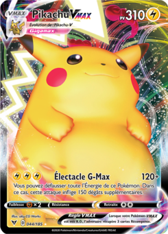 Pikachu-VMAX (Épée et Bouclier Voltage Éclatant 044)