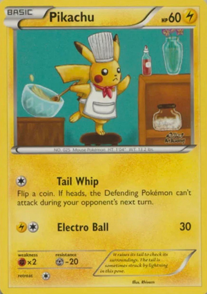 Carte Pikachu Rhivern (Pokémon Art Academy Competition).png