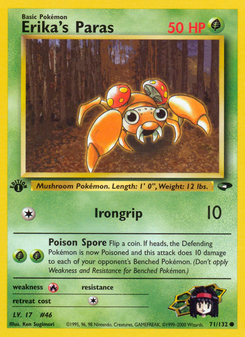 Erika's Paras (Gym Challenge 71)