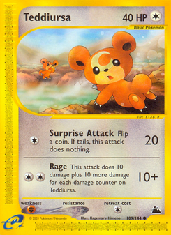 Teddiursa (Skyridge 109)