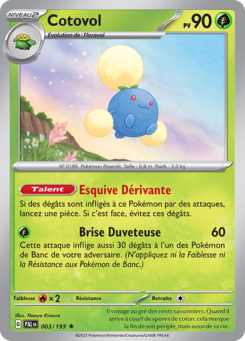 Cotovol (Écarlate et Violet Évolutions à Paldea 003)