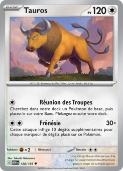 Tauros (Écarlate et Violet 151 128)
