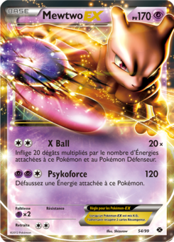 Mewtwo-EX (Noir & Blanc Destinées Futures 54)