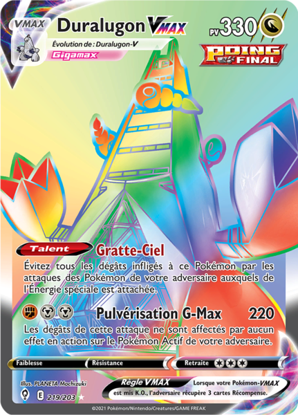Fichier:Carte Épée et Bouclier Évolution Céleste 219.png