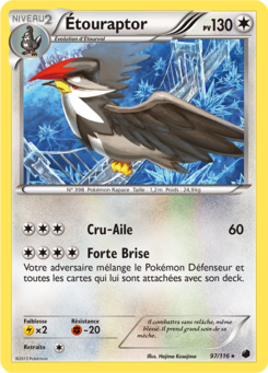 Étouraptor (Noir & Blanc Glaciation Plasma 97)