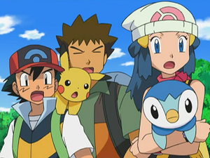 DP136 - Pikachu de Sacha et Tiplouf d'Aurore.png