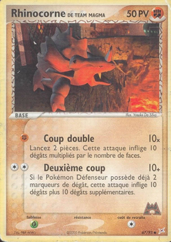 Rhinocorne de Team Magma (EX Team Magma VS Team Aqua 67)