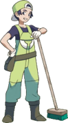 Artwork de l'Éleveur dans Pokémon X et Y
